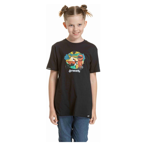 Meatfly dětské tričko Moto Black | Černá | 100% bavlna