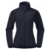 Bergans Hareid Fleece W Jacket NoHood Dark Navy Outdoorová mikina