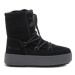 Dětské vysoké zimní boty MOON BOOT JTRACK LACE SUEDE, 003 black