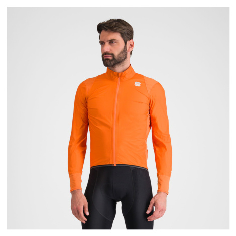 SPORTFUL Cyklistická voděodolná pláštěnka - HOT PACK NORAIN - oranžová