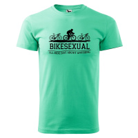 DOBRÝ TRIKO Pánské tričko s potiskem Bikesexual