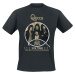 Queen 1974 Vintage Tour Tričko černá