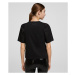 Tričko karl lagerfeld bow t-shirt černá