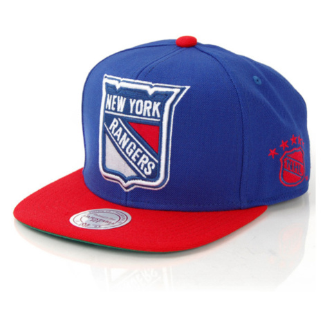 Mitchell & Ness XL Logo New York Rangers 2 Tone Snapback