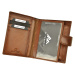 Pánská kožená peněženka EL FORREST 570-21 RFID hnědá