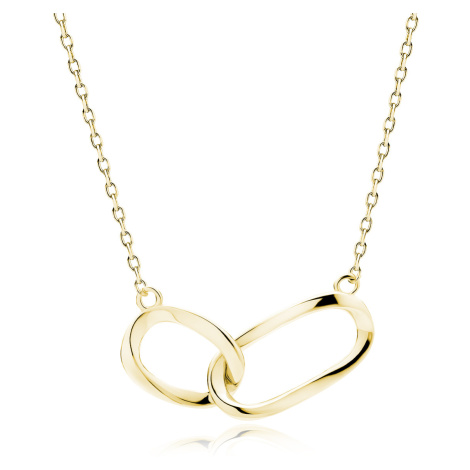 OLIVIE Stříbrný náhrdelník ŘETĚZ GOLD 8459