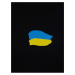 Černé pánské tričko Netřeba slov z kolekce DOBRO. pro Ukrajinu