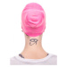 Plavecká čepice na dlouhé vlasy swimaholic long hair cap růžová