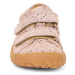 FRODDO TENISKY LEATHER D-VELCRO II Pink+ | Dětské barefoot tenisky