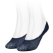 Tommy Hilfiger Socks - TH WOMEN FOOTIE 2P TH BURN OUT blue