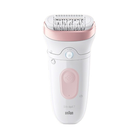 Braun Silk·épil 7, Epilátor 7-000, Bílý/Růžový Braun Büffel