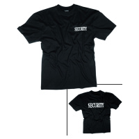 Bavlněné SECURITY tričko II Mil-Tec® - černé