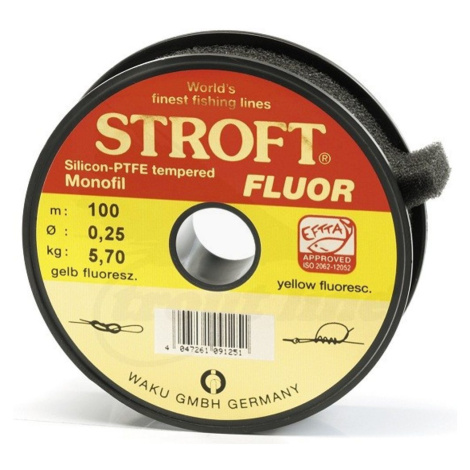 Stroft Vlasec Color Yellow-fluoro 100m - 0,20mm 3,9kg