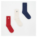 Reserved - Ladies` socks - Červená