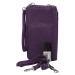Trendy dámská mini kabelka na mobil Anney, fialová