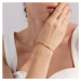 GRACE Jewellery Elegantní náramek se zirkony, chirurgická ocel BN-10-1306A-3 Růžová 17 cm + 3 cm