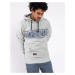 MGG NILCOTT® Recycled TH Collection Hoodie Stone Grey/Royal Blue