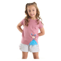 Denokids Tulle Lily Girls Kids T-shirt Shorts Set