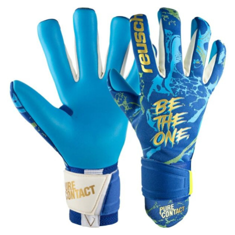 Reusch PURE CONTACT AQUA Brankářské rukavice, modrá, velikost