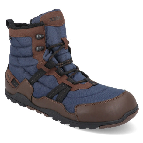 Barefoot pánské zimní boty Xero shoes - Alpine M Brown/Navy hnědé