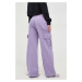 Džíny Moschino Jeans dámské, fialová barva