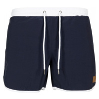 Pánské koupací kraťasy Urban Classics Retro Swimshorts - navy/white