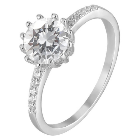Beneto Stříbrný prsten s krystaly AGG206