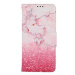 TopQ Pouzdro Samsung A13 knížkové Růžový mramor 73517