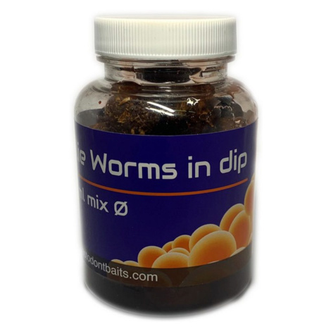 Mastodont Baits Boilie v dipu mix 150ml - Worms