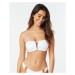 Plavky Rip Curl WAVE SHAPERS STRIPE BANDEAU White