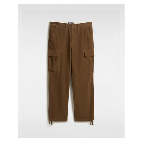 VANS Service Cargo Corduroy Loose Tapered Trousers Men Brown, Size