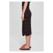 Ladies 3/4 Crochet Knit Skirt - black