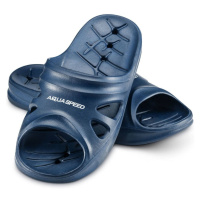 AQUA SPEED Unisex's Swimming Pool Shoes Florida Navy Blue Pattern 10