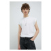 Bavlněné tričko Drykorn Frili bílá barva, 52000349229