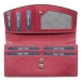 SEGALI Dámská kožená peněženka SG-27056 fucsia