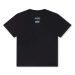 Dětské bavlněné tričko Dkny černá barva, s potiskem