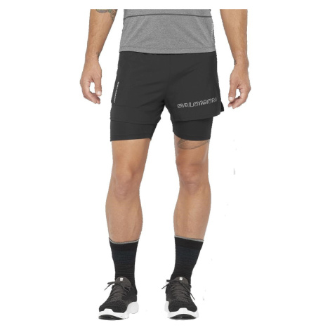 Salomon Cross 2IN1 Shorts M LC1872100 - deep black