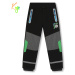 Chlapecké softshellové kalhoty, zateplené KUGO HK5609, černá / tyrkysové zipy Barva: Černá