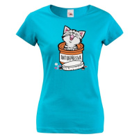 Dámske tričko pro milovníky koček s potiskem 