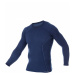 Pánské spodní triko s dl. rukávem Brubeck Active Wool Tmavě modrá