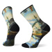 Ponožky Smartwool Hike Light Cushion Mountain Print Crew Socks Mist Blue