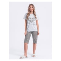 Women's pyjamas ULR286 - light grey