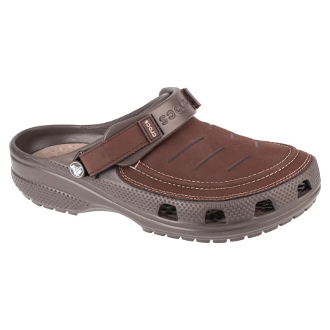 TMAVĚ HNĚDÉ PÁNSKÉ NAZOUVÁKY CROCS YUKON VISTA II CLOG Hnědá