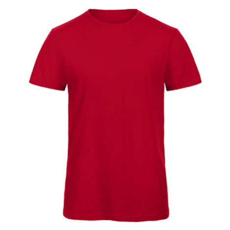 B&amp;C Pánské tričko s krátkým rukávem TM046 Chic Red B&C