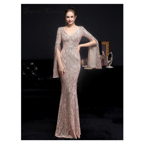 Maxi párty šaty Sequins SQ808 Sequins Fashion
