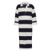 ŠATY GANT D1. FEMININE STRIPED RUGGER DRESS modrá