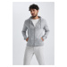 DEFACTO Standard Fit Hooded Knitwear Cardigan