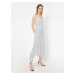 Koton Women's Gray Striped Dress