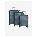 Sada tří cestovních kufrů v petrolejové barvě Travelite Air Base S,M,L