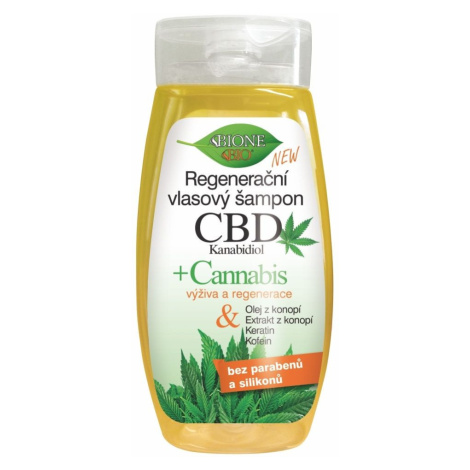 BIO BIONE CBD Regenerační vlasový šampon 260 ml Bione Cosmetics